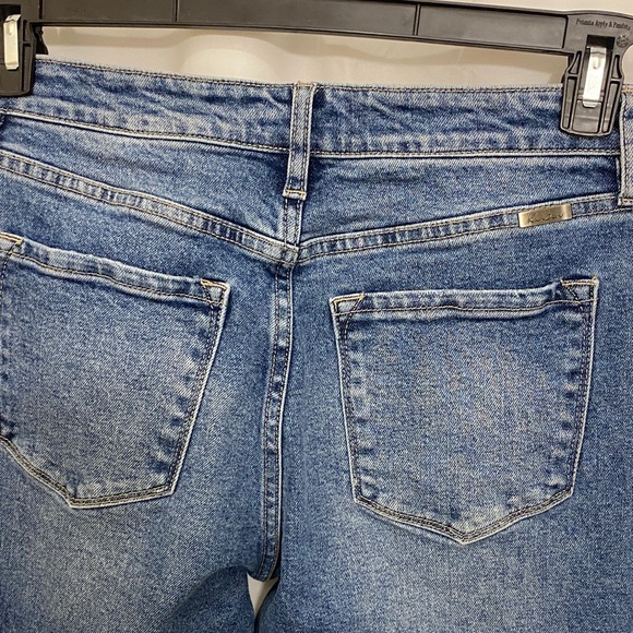 KanCan Women's Blue Flare Jeans 7/27 - Picture 6 of 7